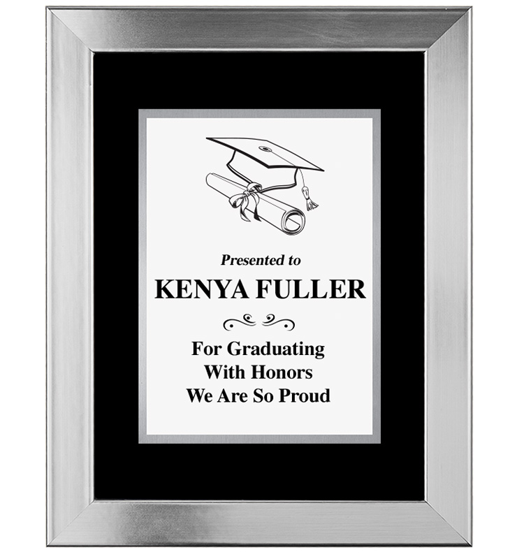 Platinum Frame Plaque