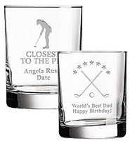 Golf Soiree Rocks Glasses