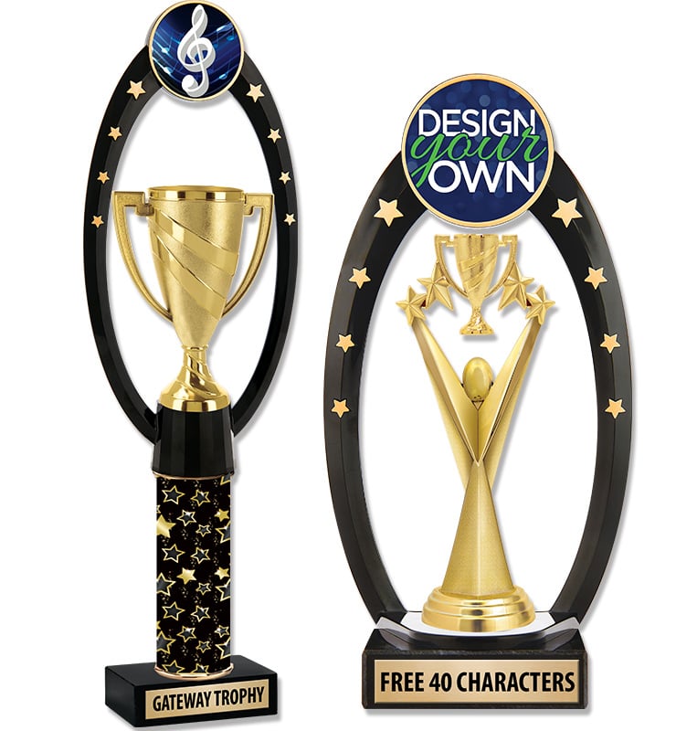Gateway Backdrop Trophies