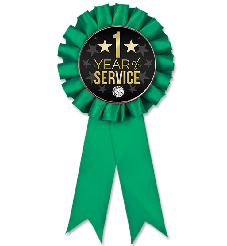 Green Rosette Ribbon