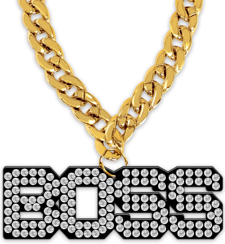 8 1/2" Boss Statement Baller Acrylic Medal