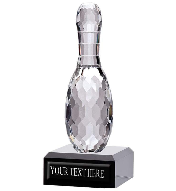 Onyx Pedestal Bowling Crystal