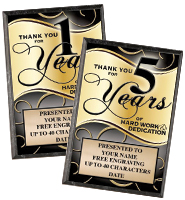 Anniversary Show Stopper Plaques