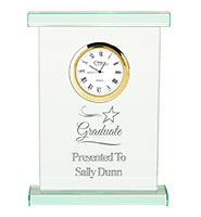 Oxford Jade Crystal Clock