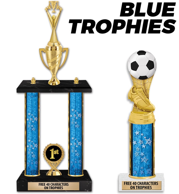 Blue Column Trophies