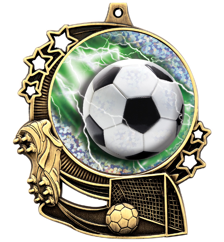 3" Soccer Medals