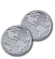 Globe Recognition Coin
