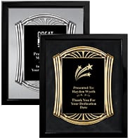 Black Roman Framed Plaque