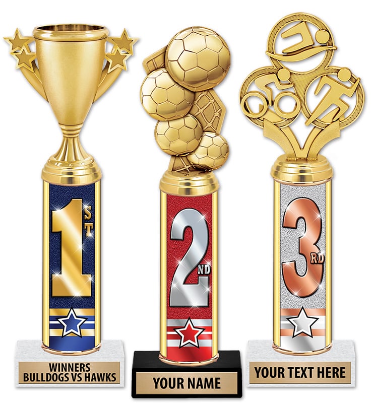 Ultimate 1st, 2nd, 3rd Place Trophies