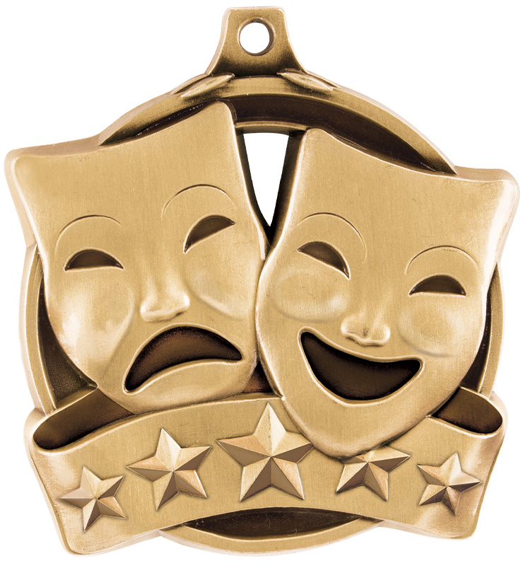 2" Drama Medal