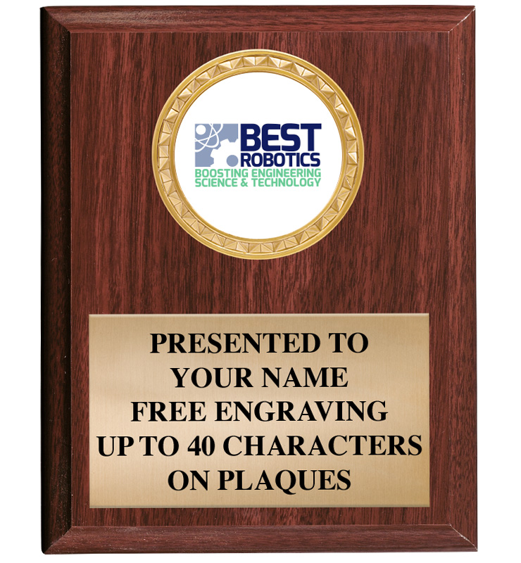 5"x7" Best Robotics Plaque