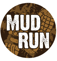 2" Mud Run Sticker