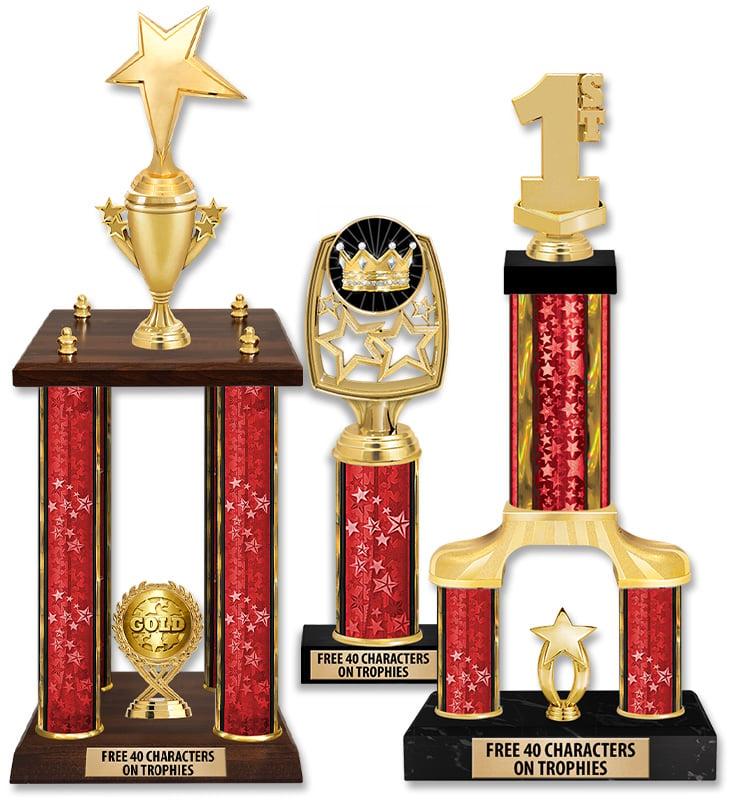 Red Column Trophies