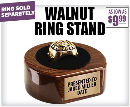 Walnut Ring Stand