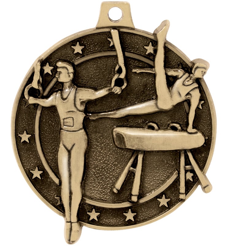 2" Male Gym Medals