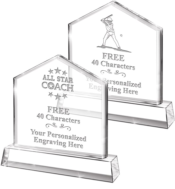 Home Plate Crystal Awards