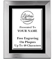 Platinum Frame Plaque