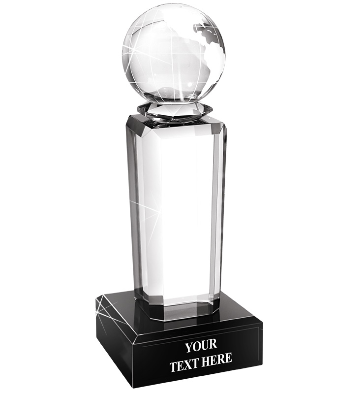Onyx Pedestal Globe Award