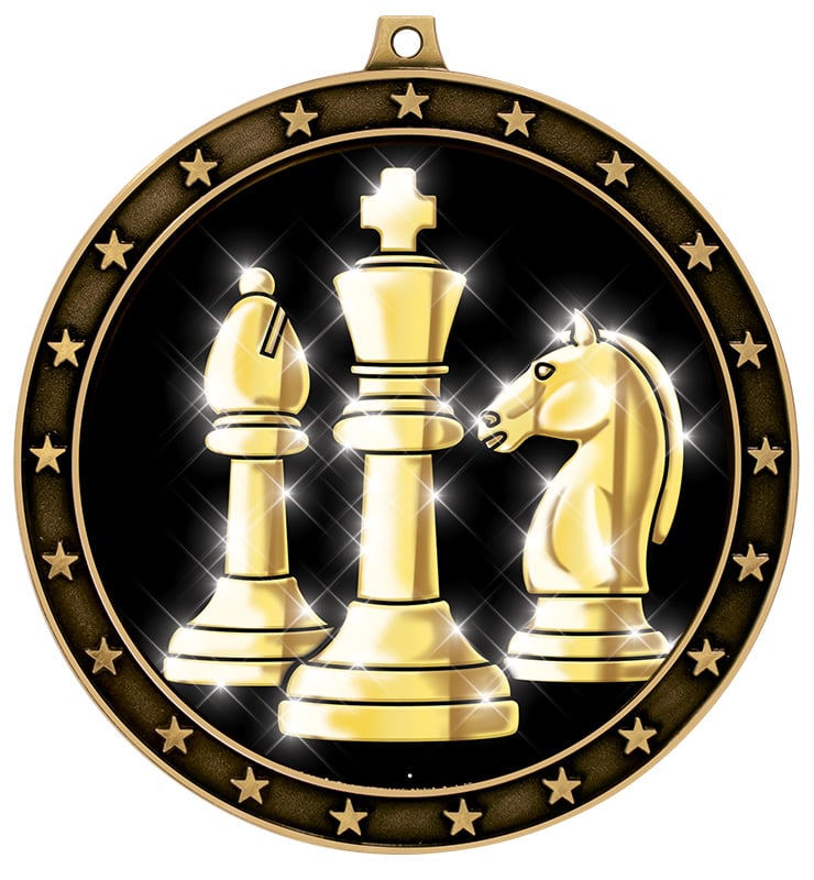 4" Universe Star Insert Medal