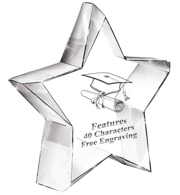 Stellar Crystal Paperweight
