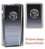 Globe Crystal Trophy