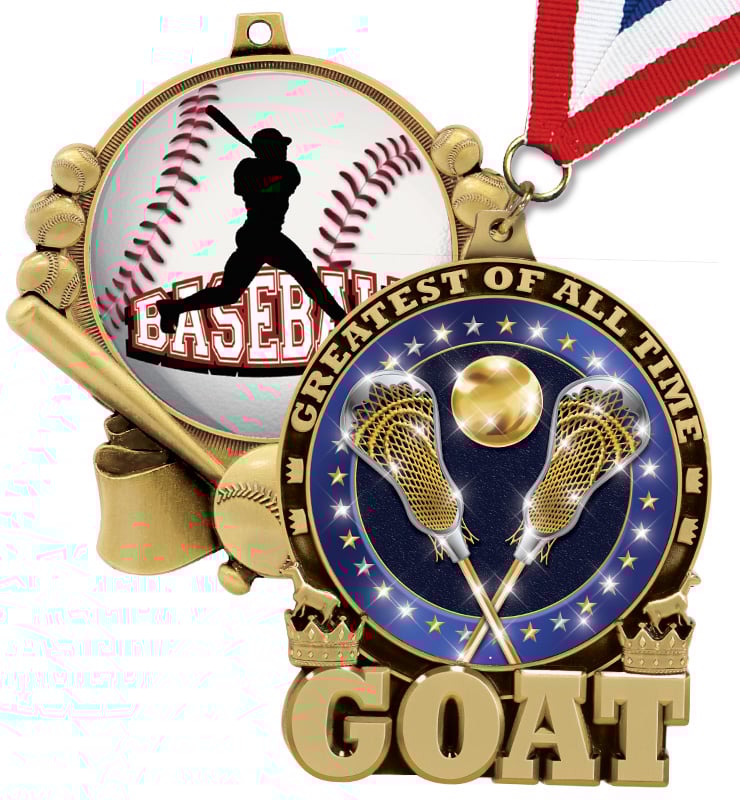 3" Double Action 2.0 Medals