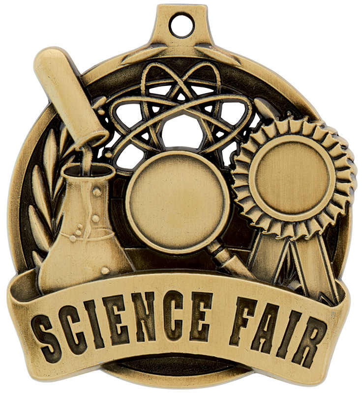 2" Science Fair Medal