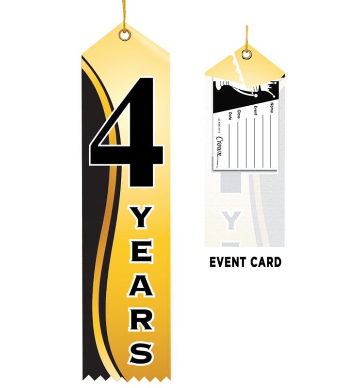 4 Year Recognition Ribbon