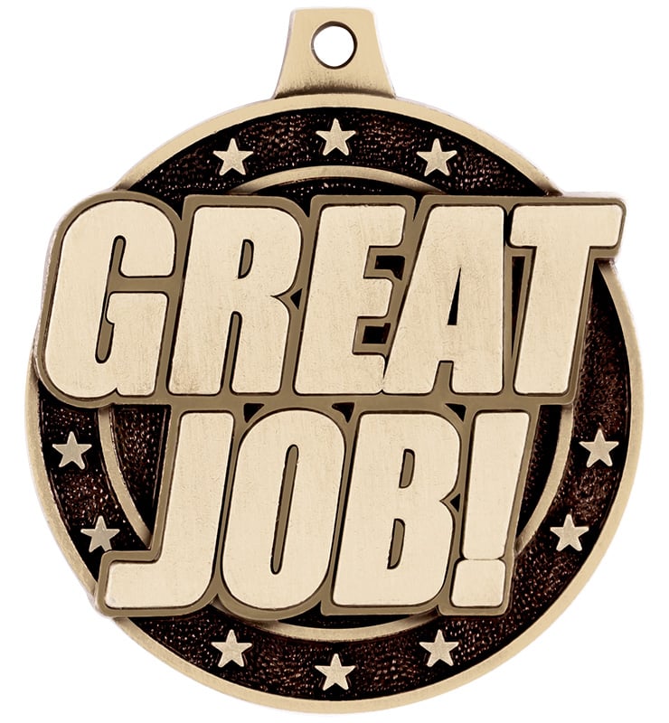 2" Great Job Medal