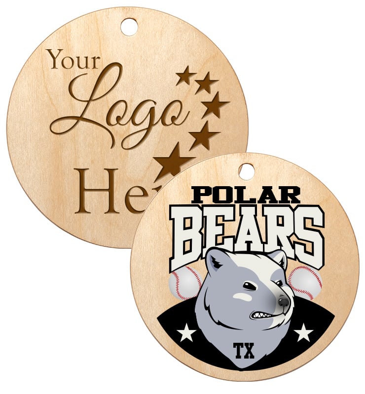 Custom Printz Wood Medals