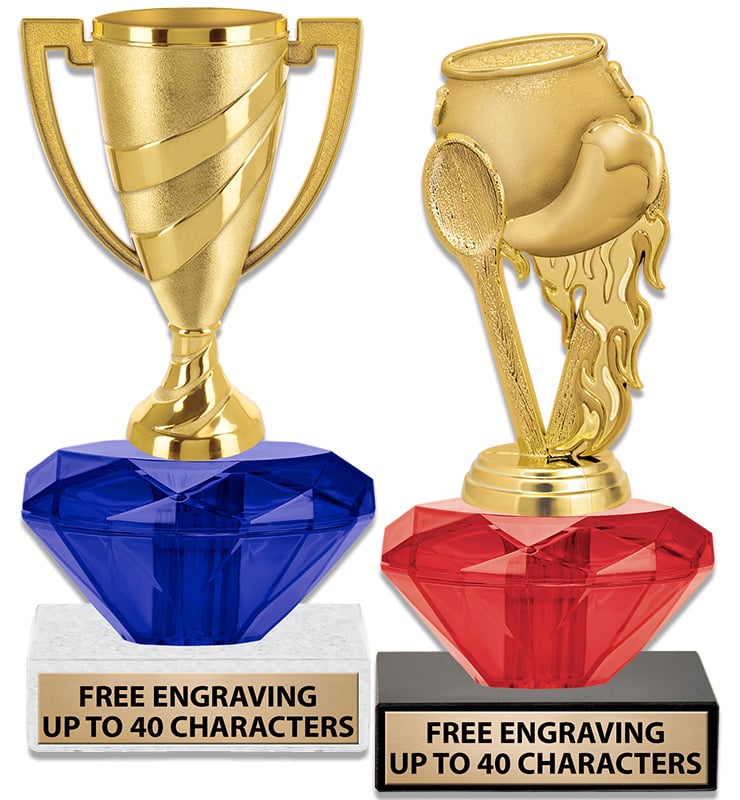 7" Crystalline Trophies