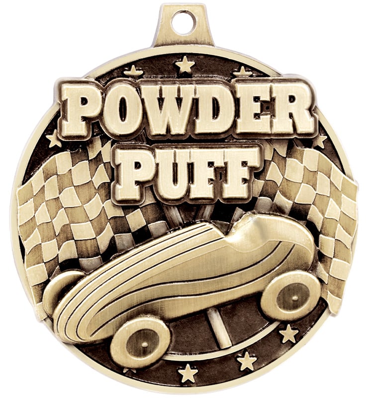 2" 3D Powder Puff Medals