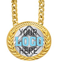 6" Famous Insert Medal