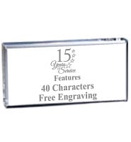 Crystal Horizontal Paperweights