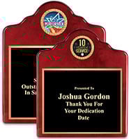 Rosewood Emblem Plaque