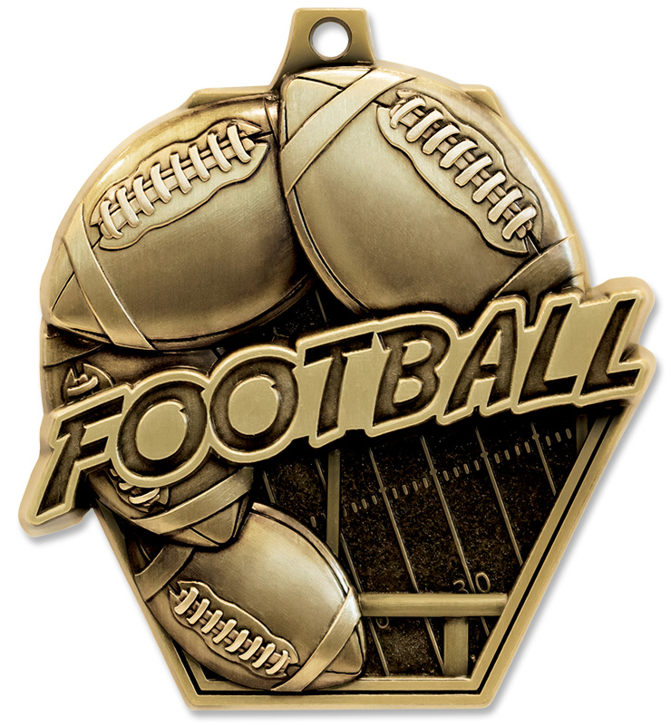 2 1/4" Masters Football Medals