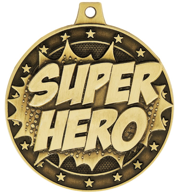 2" Superhero Medal