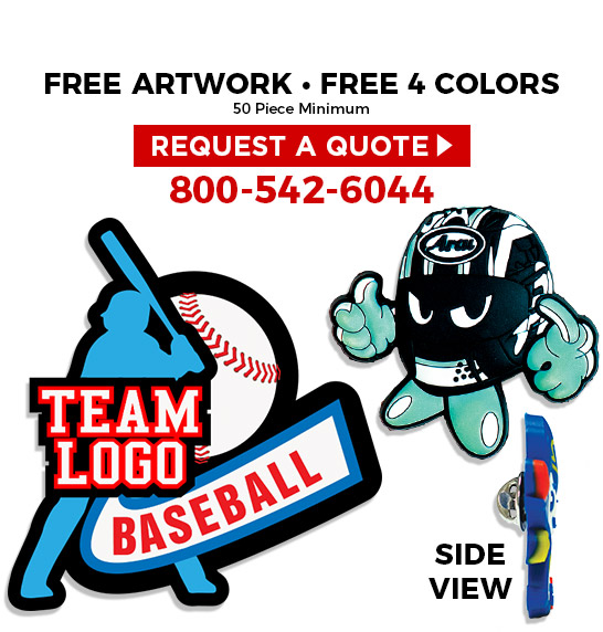 Custom Rubber Pins With Your Logo