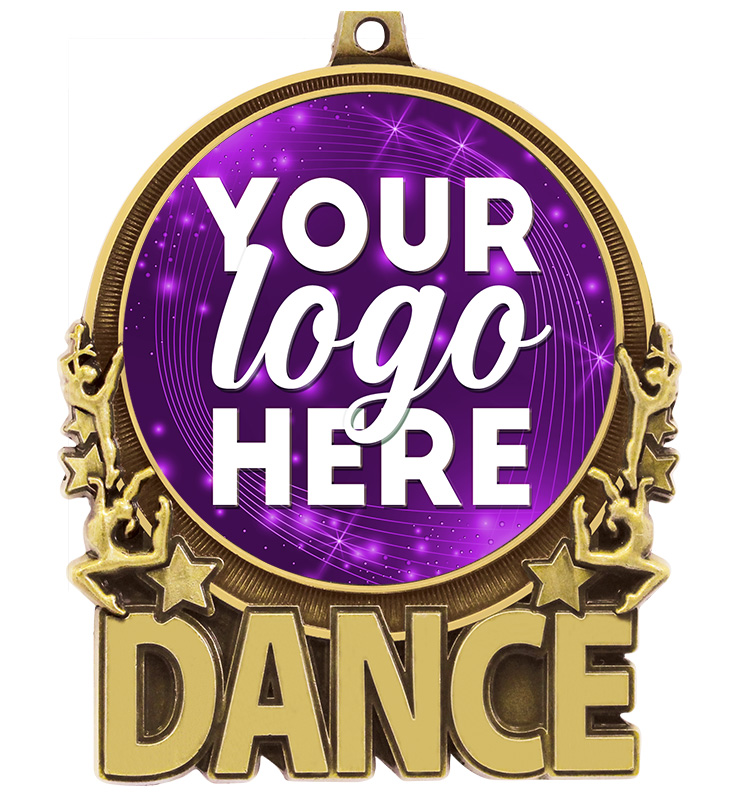 3" Dance Double Action 2.0 Medal