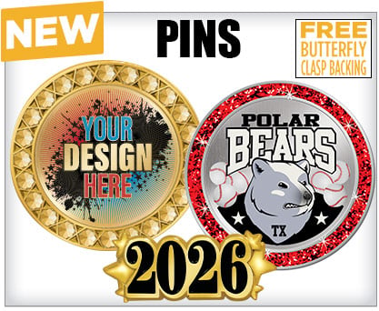 New Arrivals Pins