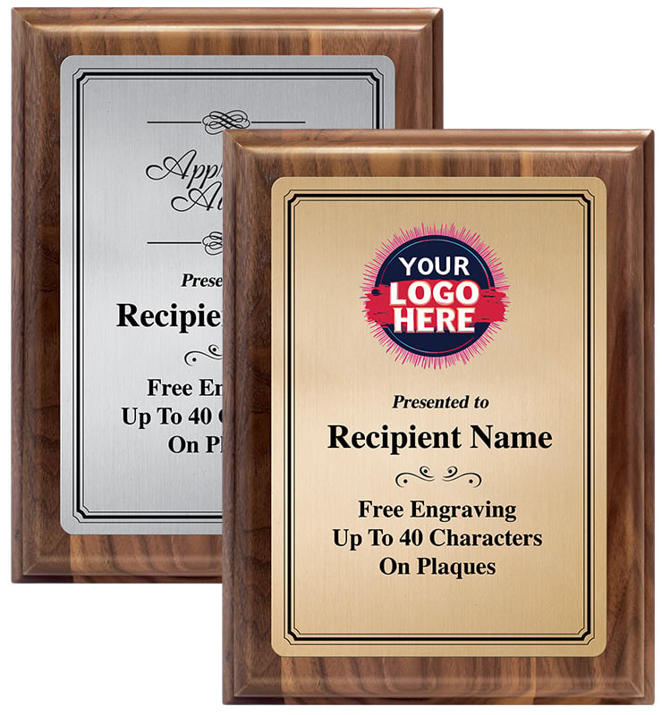 Heritage Presidential Genuine Walnut Plaque