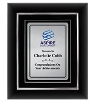 Premium Silver Decor Frame Plaque