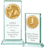 Jade Monarch Crystals With Blaze Medals