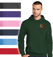 Embroidered Pullover Hoodie Sweatshirt