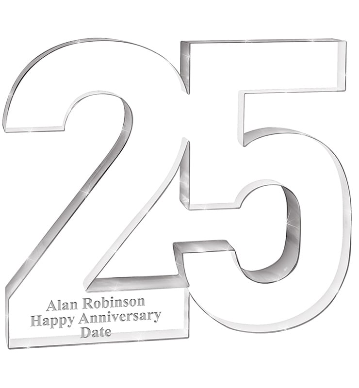 25 Year Recognition Acrylic