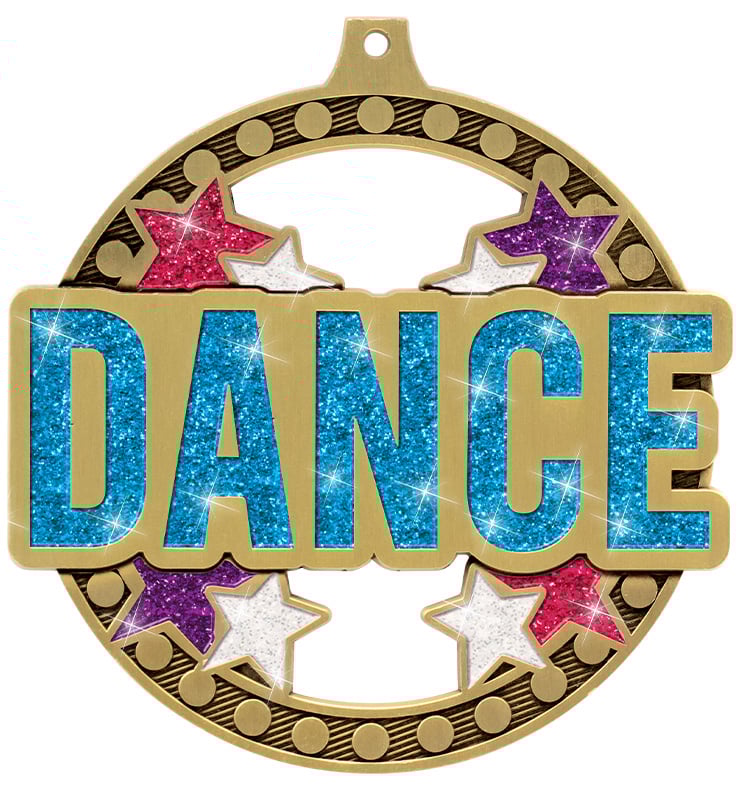 3" Massive Rimz Dance Medal