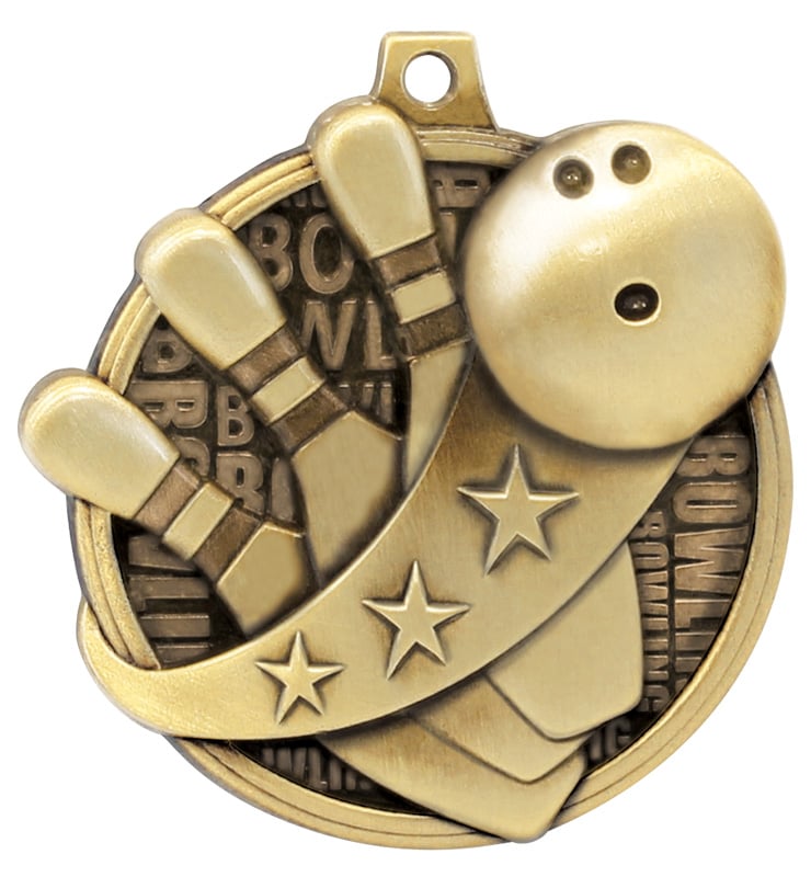 2" Kudos Bowling Medals