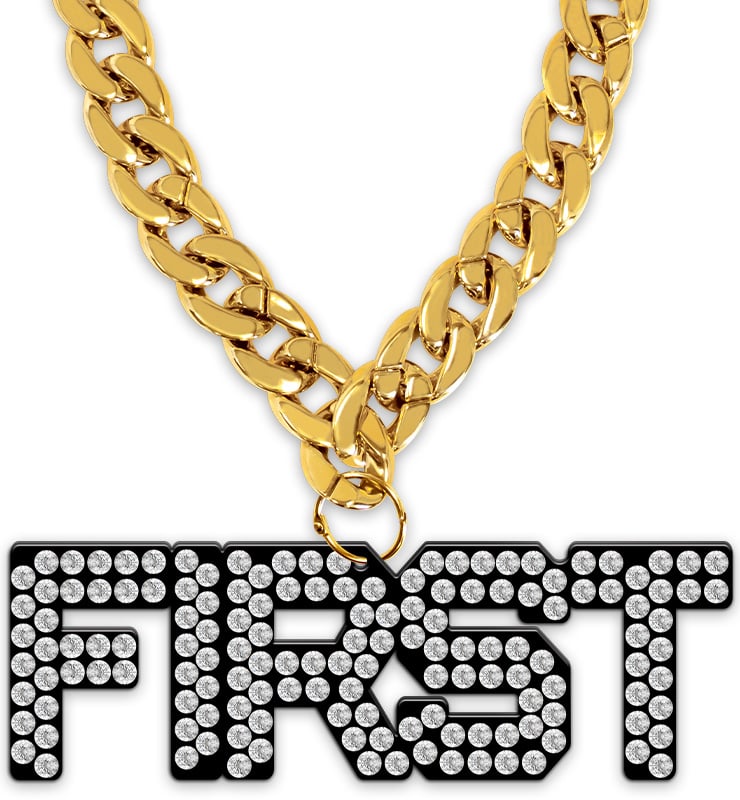 8 1/2" First Statement Baller Acrylic Medal