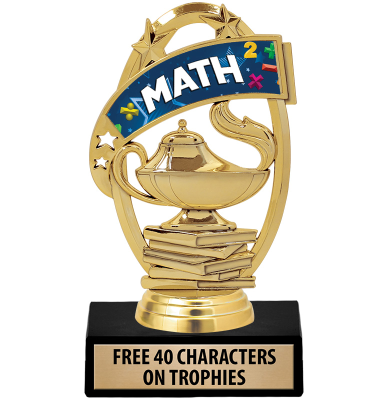 Kudos Math Banner Trophy