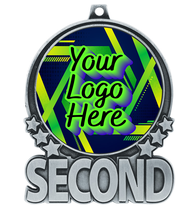 3" Second Place Double Action 2.0 Medals